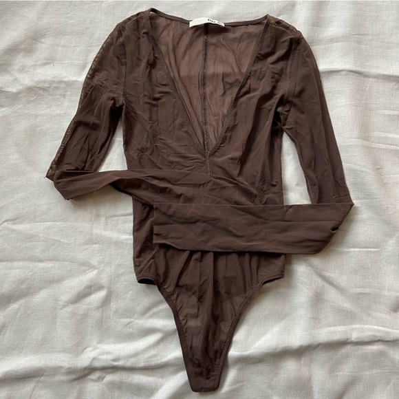 Wilfred Free Thong Mesh Bodysuit - Picture 6 of 6